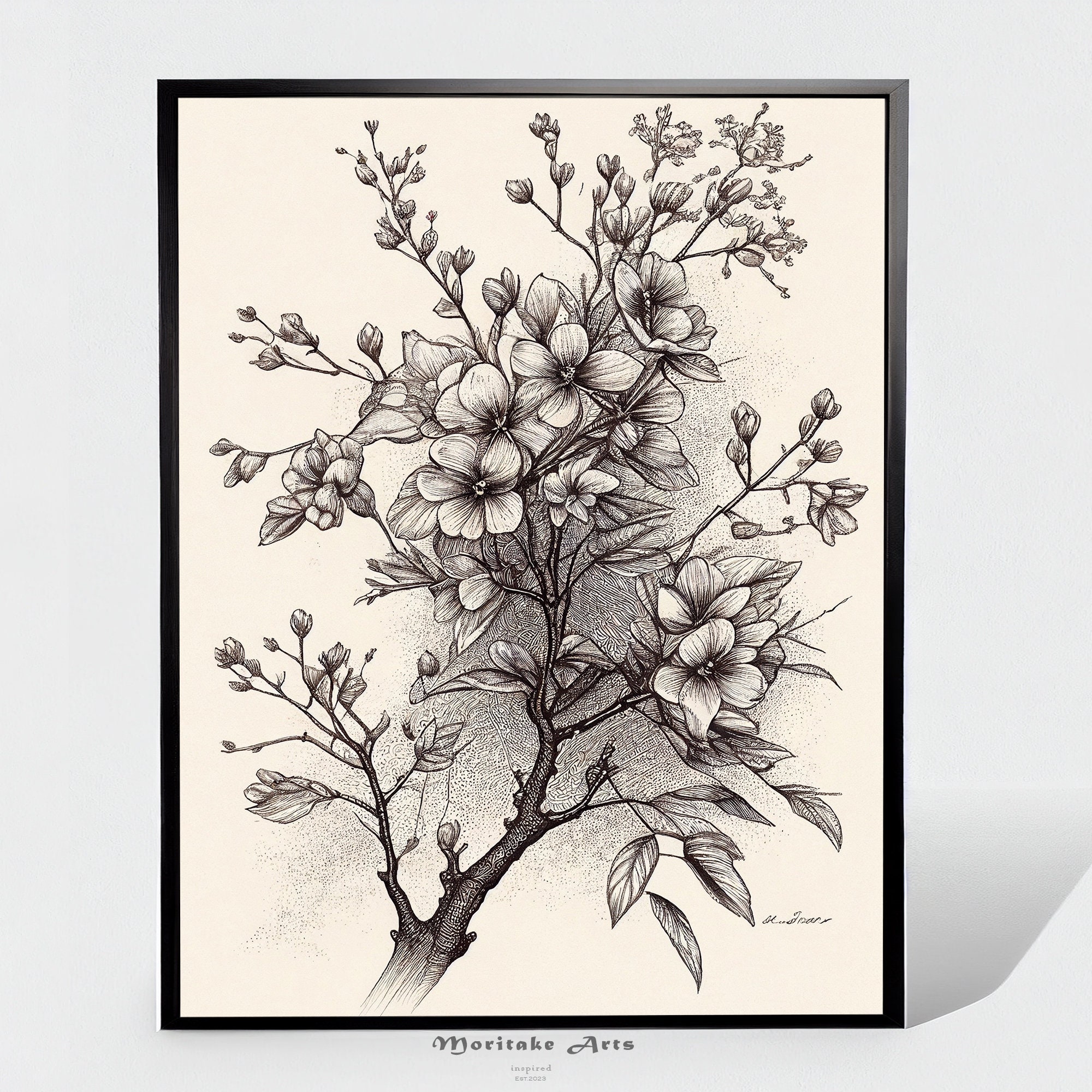 Cherry Blossom Tree Drawing Images  Free Download on Freepik