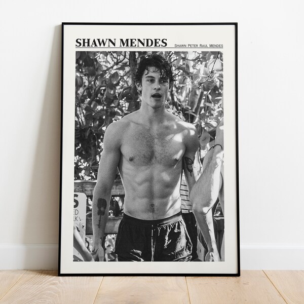 Shawn Mendes - Etsy