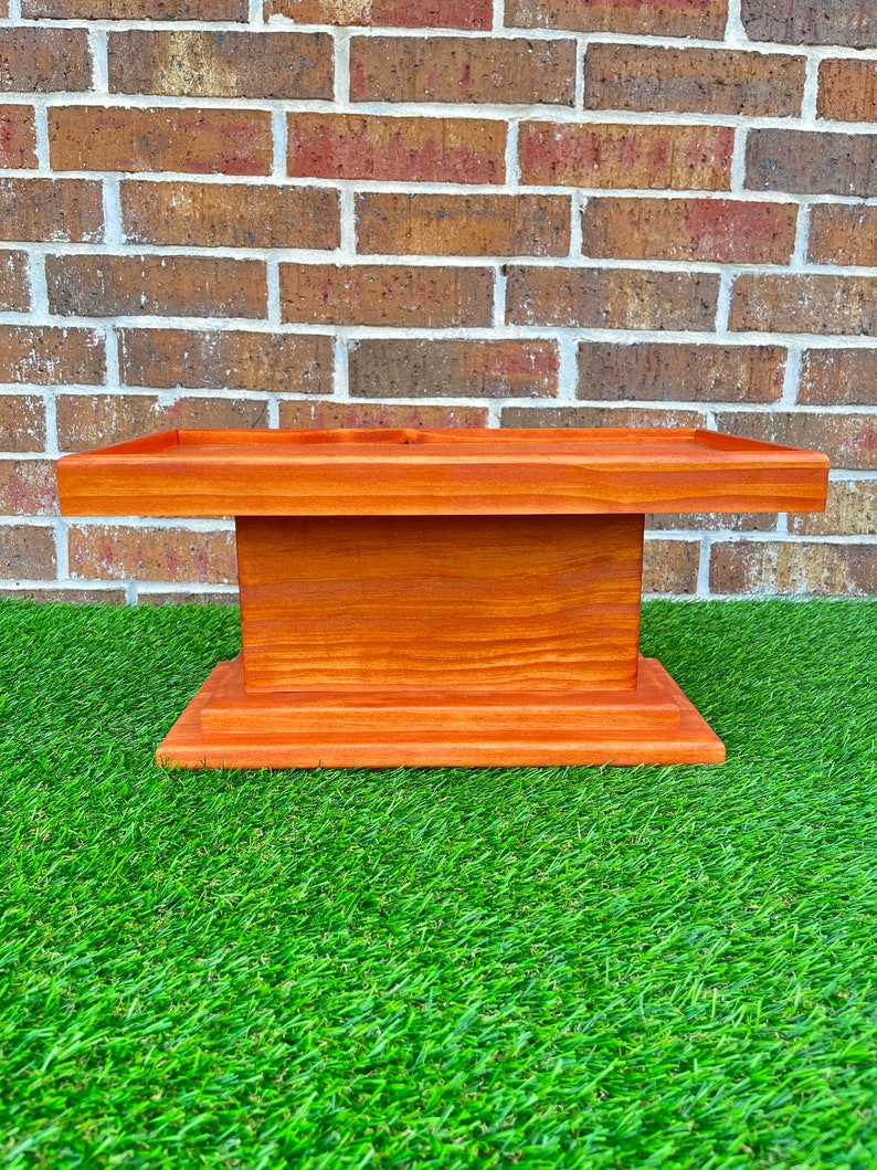 Elevated Dog Bowl Stand Tall Modern Dog Dish Stand Large Etsy