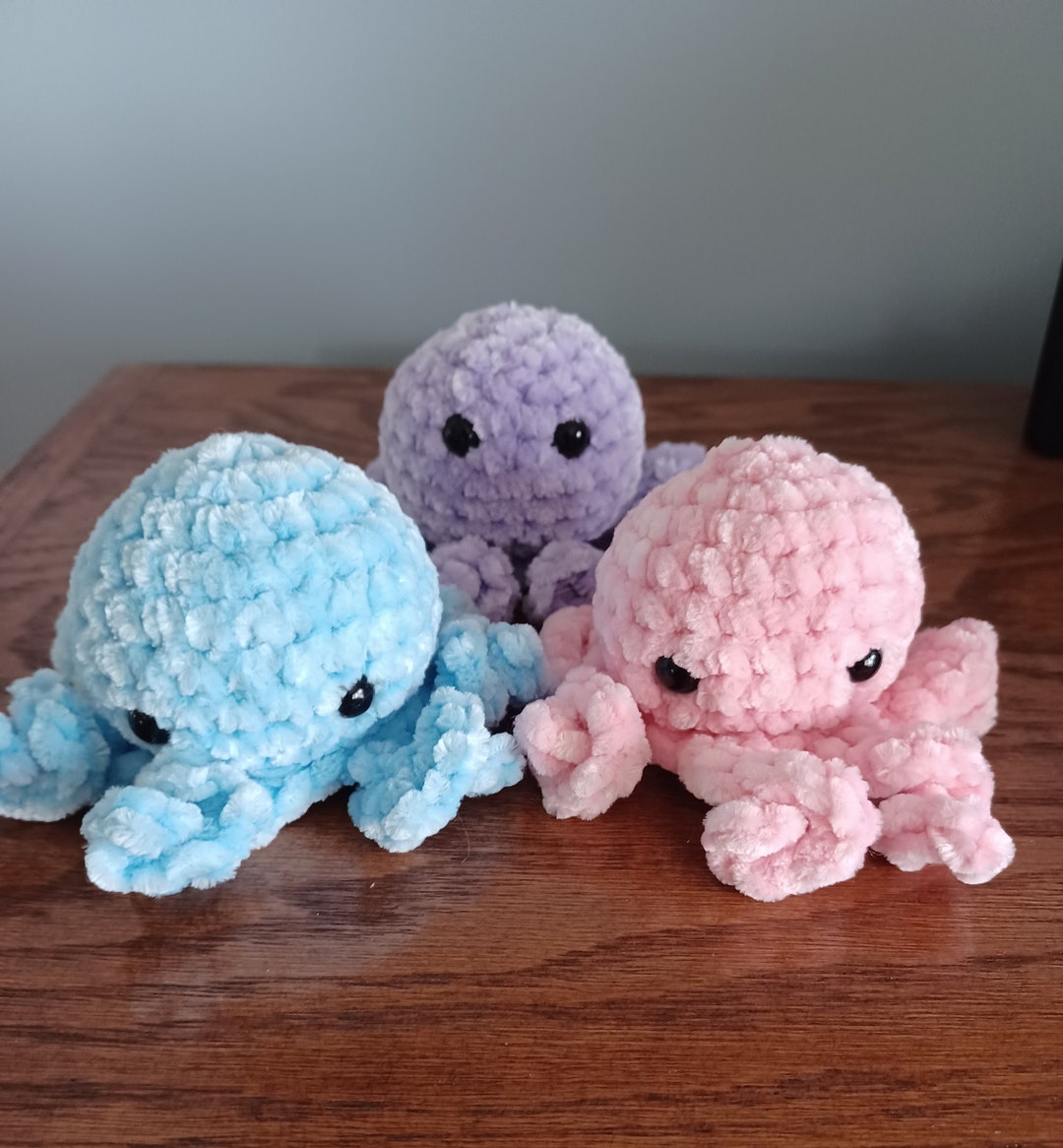 No Sew Mini Octopus Crochet Patternbaby Octopuspdf Etsy