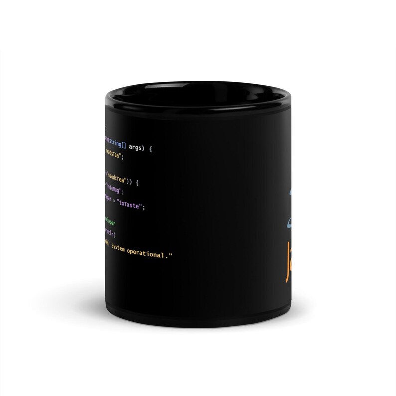 Java Programmer Tea Mug, Funny Developer Gift, Software Engineer Coding Mug, Tea Lover Coder Cup, Java Developer Gift