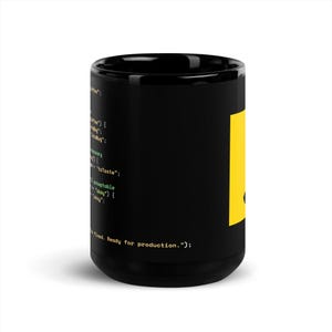 Python Coffee Preparation Code Dark Mode Mug