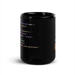 Java Programmer Tea Mug, Funny Developer Gift, Software Engineer Coding Mug, Tea Lover Coder Cup, Java Developer Gift