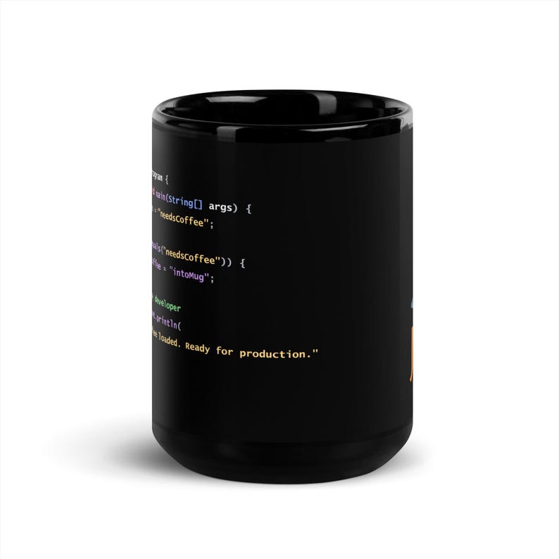 Java Programmer Coffee Mug, Funny Developer Gift, Software Engineer Coding Mug, Coffee Lover Coder Cup, Java Developer Gift