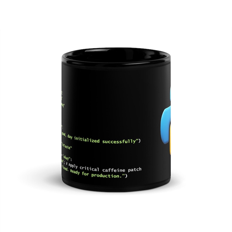 Black Glossy Mug