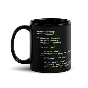 Black Glossy Mug