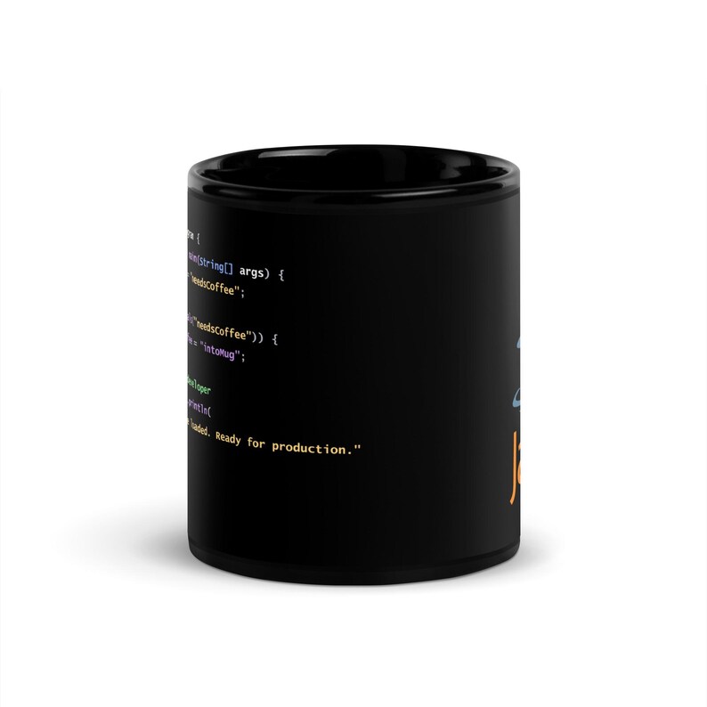 Java Programmer Coffee Mug, Funny Developer Gift, Software Engineer Coding Mug, Coffee Lover Coder Cup, Java Developer Gift