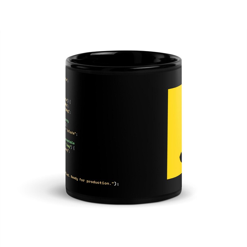 Python Coffee Preparation Code Dark Mode Mug
