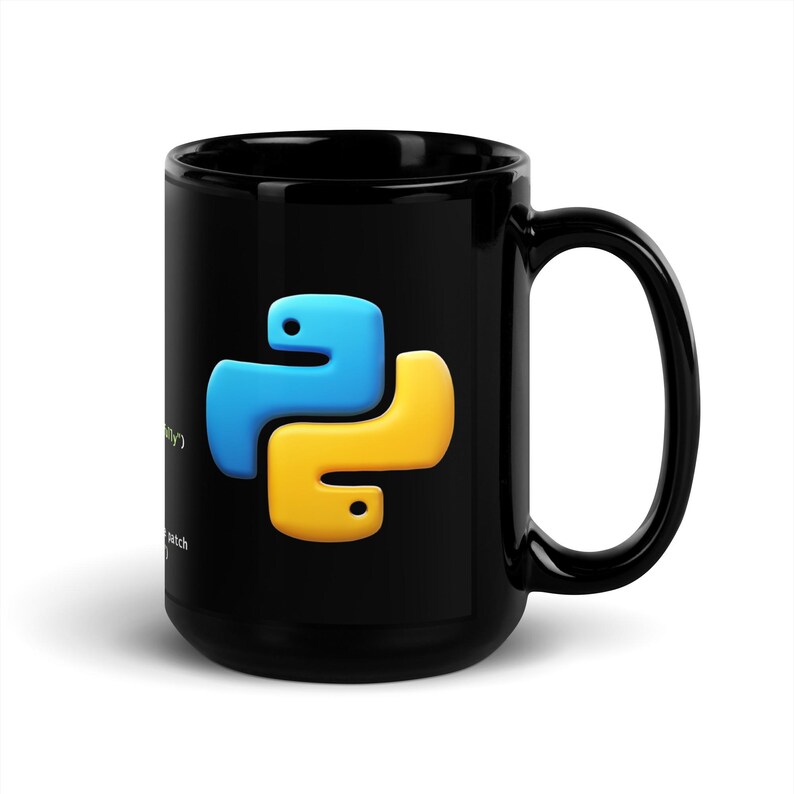 Black Glossy Mug