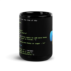 Black Glossy Mug