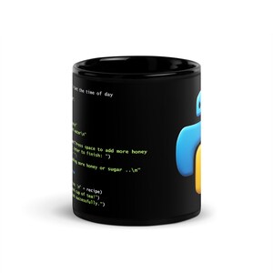 Black Glossy Mug