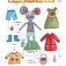 Printable Paper Dolls - Hand-painted - Ginny the Mouse - Etsy