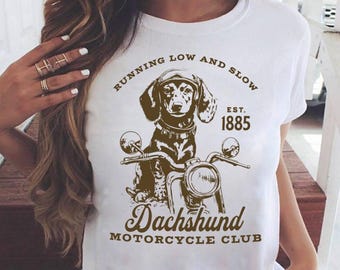 Camiseta vintage de perro salchicha: Camiseta de perro salchicha