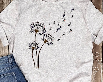 T-shirt pissenlit du Boston Terrier : cadeau amusant pour les amoureux des chiens
