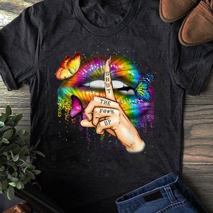 Tie Dye Lips Graphic T-Shirt: Groovy Hippie Style