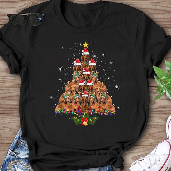 Funny Dachshund Christmas Tree Shirt Ornament Decor Gift Funny Dachshund Christmas Tree Shirt Ornament Decor Gift