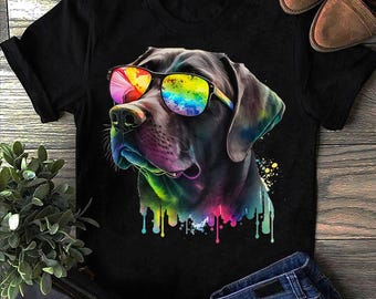 Cute Black Lab Black Labrador Retriever Dog Mom Animal Labrador T Shirt, Black Labrador Mom, Lab Mama Gift, Black Labrador