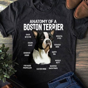 Boston Terrier Dog Dad Funny Boston Terrier Gift Idea T-Shirt - Boston Terrier Lovers,  Gift for Dog Lovers, Funny Boston Terrier