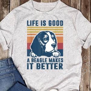 Beagle Gifts For Men Women Beagle Dog Mom Dad Beagle T-Shirt - Beagle Dog Lover Pet Owner T-Shirt - Funny Dog - Beagle Lovers - Mother&#39;s Day