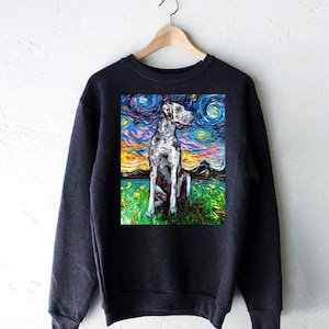 Merle Great Dane Starry Night Impressionist Dog - Gift for Dog Lovers - Funny Dog - Great Dane Lovers - Mother&#39;s Day