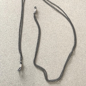 Cadena elegante para colgar anteojos dobles. Cadena para anteojos con diseño hecho a mano. Cadena para anteojos. Cadena elegante para anteojos de lectura.