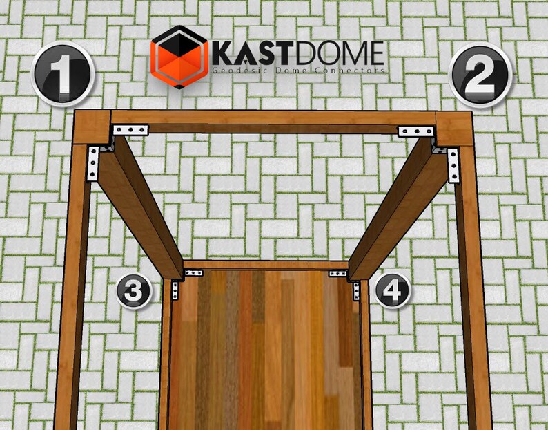 DIY Door Frame Connectors Kit for Greenhouses Glamping Etsy