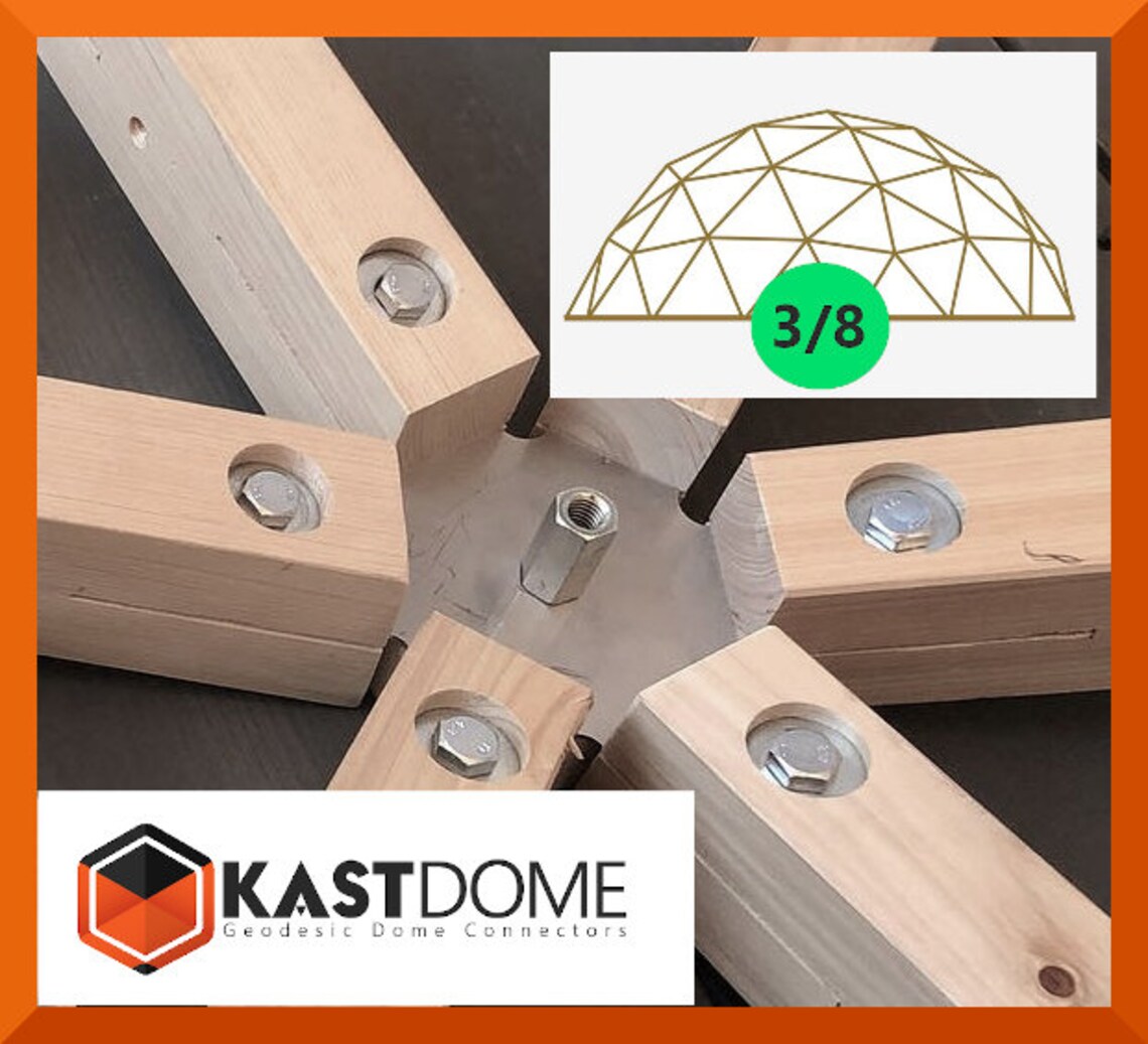 3V Geodesic Dome Connectors Kit 3/8 Type Etsy UK