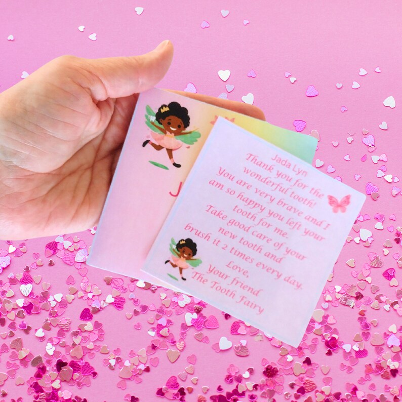 PRINTABLE Tooth Fairy Letter From Tooth Fairy Note Tooth Fairy Receipt ...