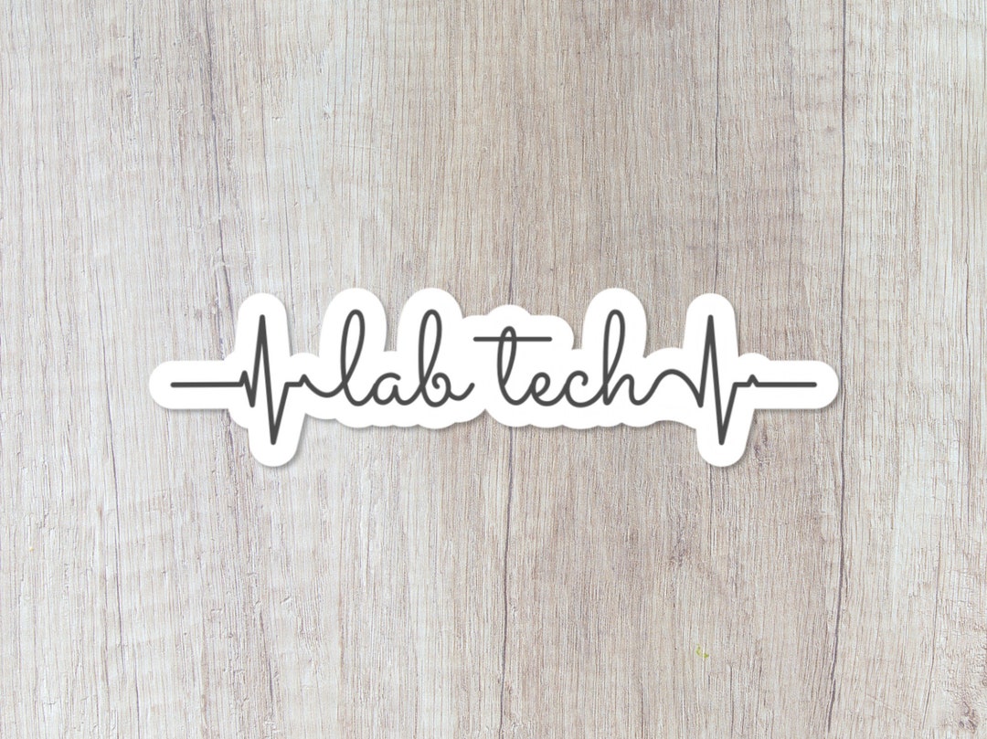 Durable & Glossy Lab Tech Water Bottle Sticker, Waterproof, Medical - Etsy