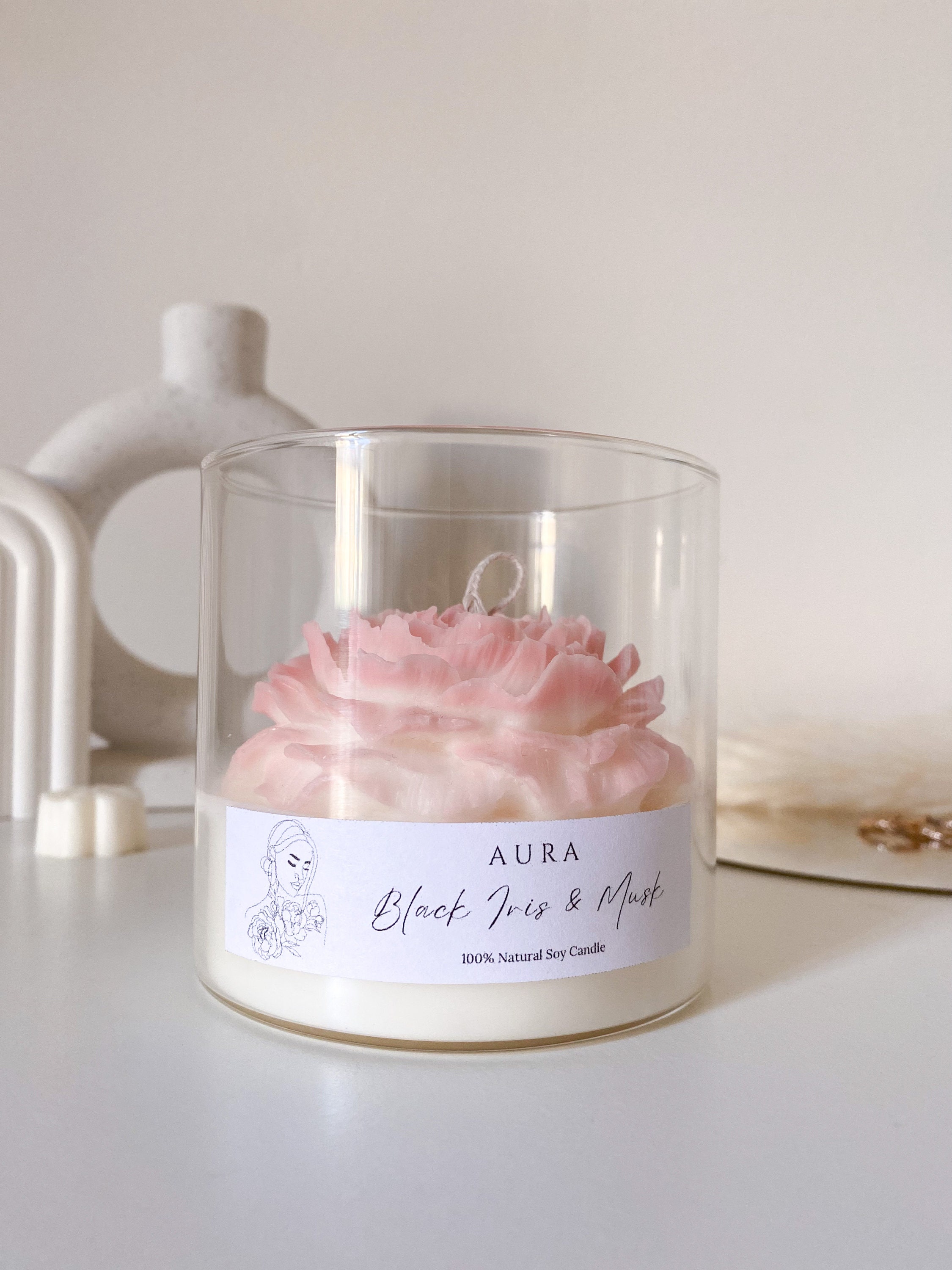 ROSE TEDDY BEAR CANDLE – Artisan Luxx Candle