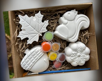 Autumn Painting Box: Kids' Fall Activity Kit