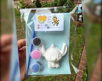Stitch Painting Kit - Disney Theme - Lilo & Stitch - Party Bag Filler - Kids Activity - Painting kit - Birthday Activity