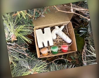 Personalized Christmas Painting Kit: Kids' Holiday Activity