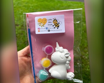Unicorn Party Bags - Birthday Return Gift - Kids Activity - Painting Kit - Party Bag Filler