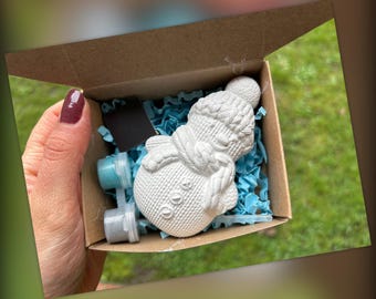 Mini Winter Boxes With Magnet - Painting Kit - Winter Wonderland