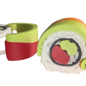 Sushi Keychain Stash Box: Eco-Friendly Plant-Based Plastic image 1