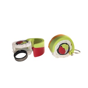 Sushi Keychain Stash Box: Eco-Friendly Plant-Based Plastic image 3