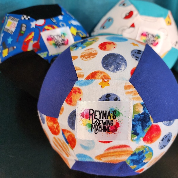 Fabric Balloon Ball Cover Toy - Dinosaurs, Space, Animals, Characters