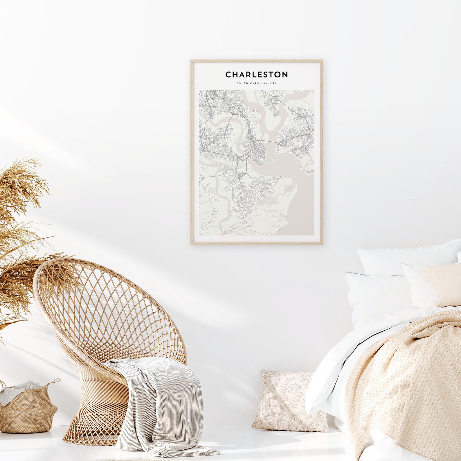 Charleston Map Poster, Charleston Map Print, Charleston Personalized