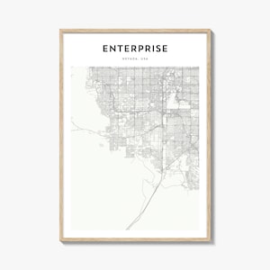 Cartaz de mapa empresarial, impressão de mapa empresarial, arte de parede de viagem empresarial, mapa personalizado empresarial, Nevada