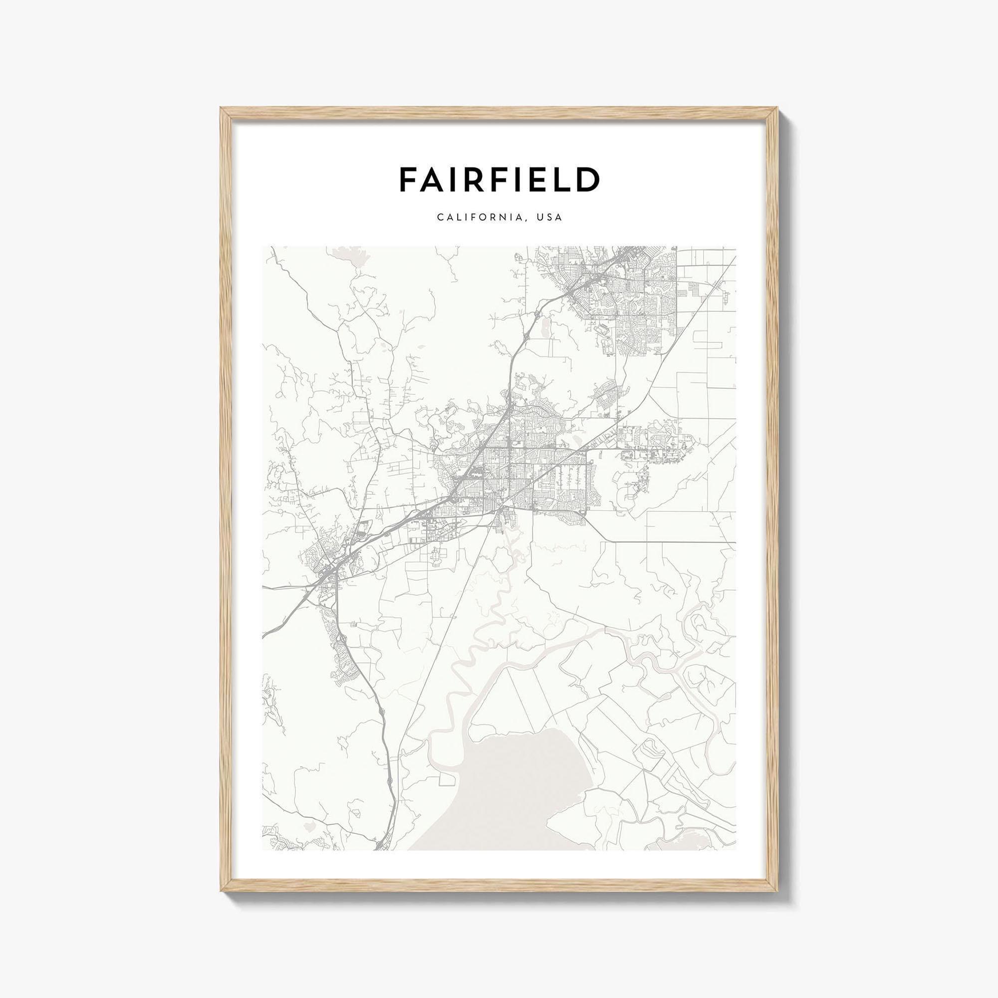 Solano County Map - Etsy