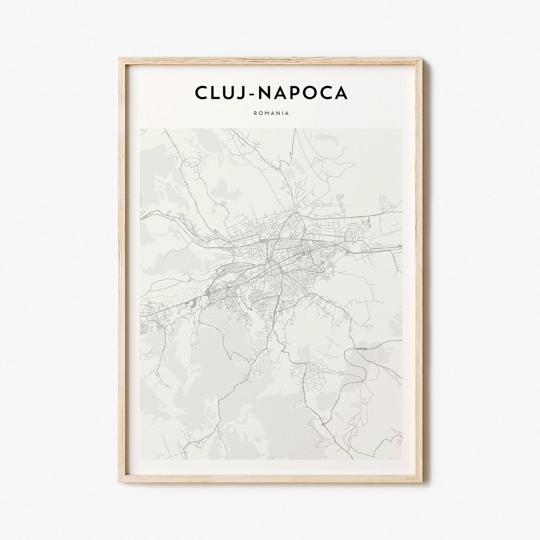 Cluj napoca Map Poster Cluj napoca Map Print Cluj napoca Personalized 
