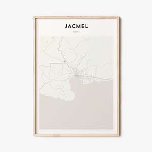 Jacmel Map Poster, Jacmel Map Print, Jacmel Personalized Map Art, Jacmel Wall Art, Jacmel Travel Poster, Travel Gift, Haiti