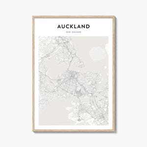 Auckland Karte Poster, Auckland Karte Druck, Auckland Reisewandkunst, Auckland personalisierte Karte, Neuseeland