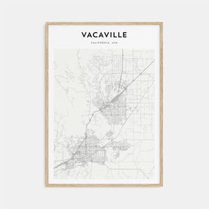Vacaville Map Poster, Vacaville Map Print, Vacaville Personalized Map Art, Vacaville Wall Art ...