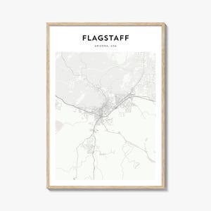Flagstaff Map Poster, Flagstaff Map Print, Flagstaff Travel Wall Art, Flagstaff Personalized Map, Arizona