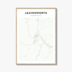 Leavenopper Karte Poster, Leavenwertige Karte Druck, Urlaub, Wandkunst, Urlaub