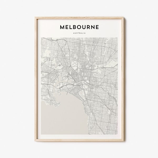 Melbourne Map Poster, Melbourne Map Print, Melbourne Personalized Map Art, Melbourne Wall Art, Melbourne Travel Poster, Travel Gift