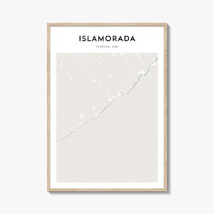 Islamorada Map Poster, Islamorada Map Print, Islamorada Travel Wall Art, Islamorada Personalized Map, Florida