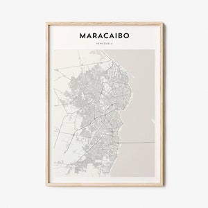Maracaibo Map Poster, Maracaibo Map Print, Maracaibo Personalized Map Art, Maracaibo Wall Art, Maracaibo Travel Poster, Travel Gift